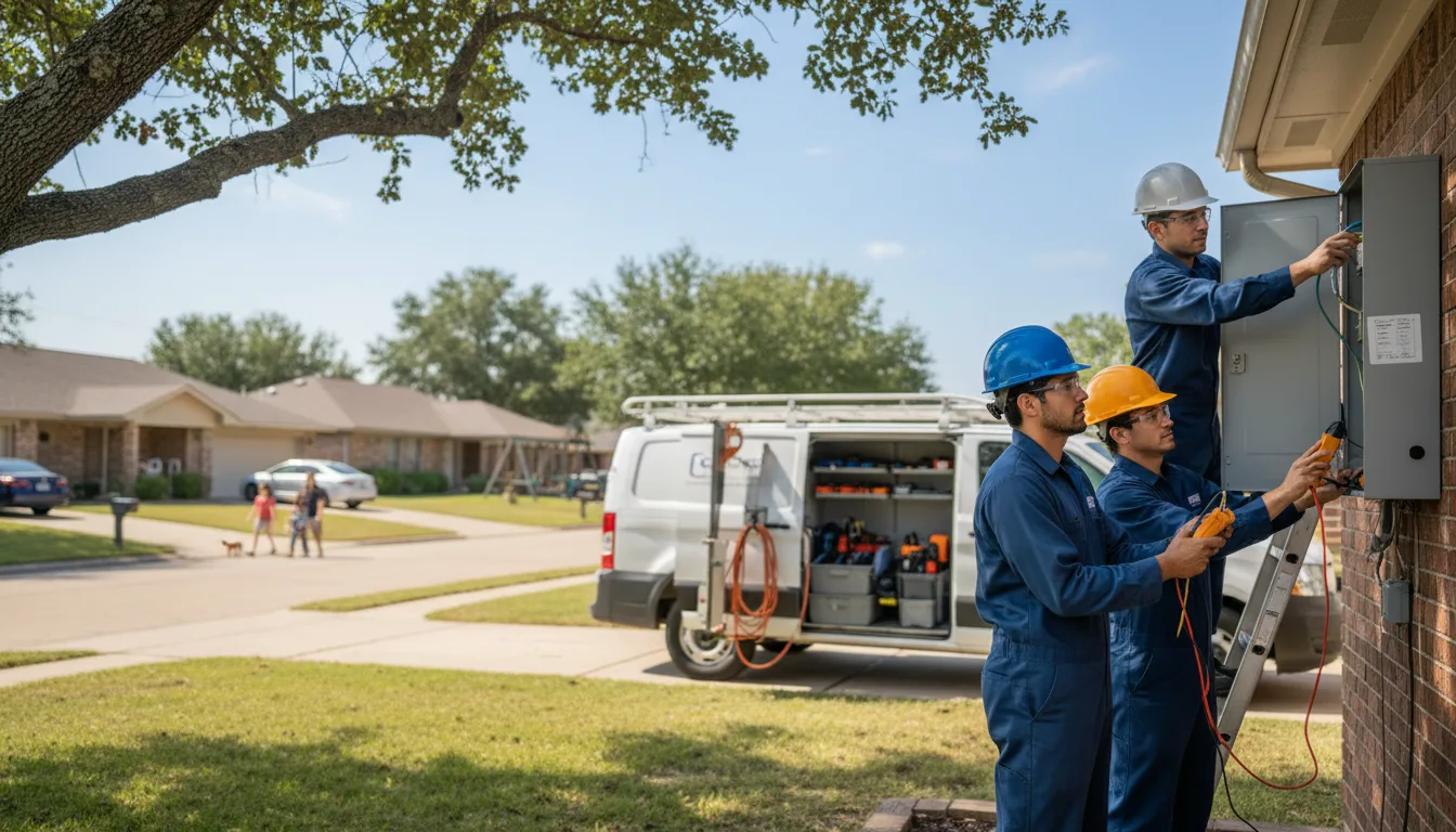 Certified electrician providing emergency electrical services in Oakfield, NY